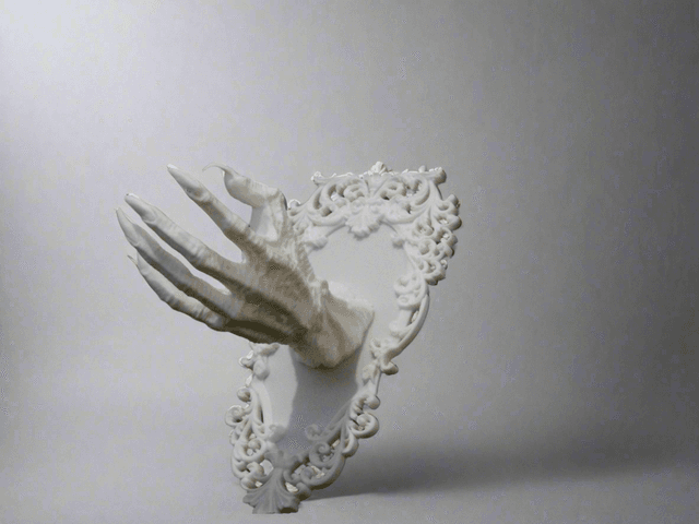 Emerging hand