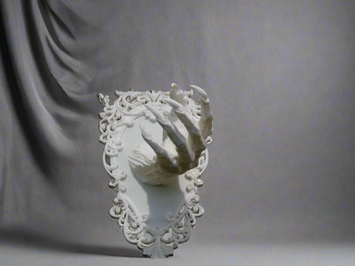 Emerging hand