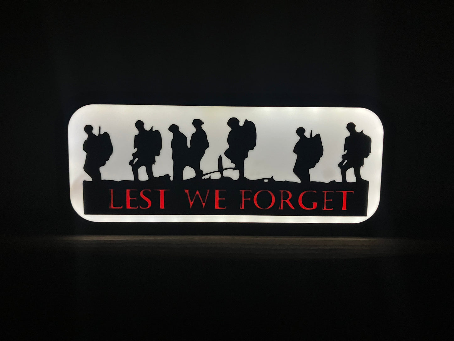Lest we forget lightbox