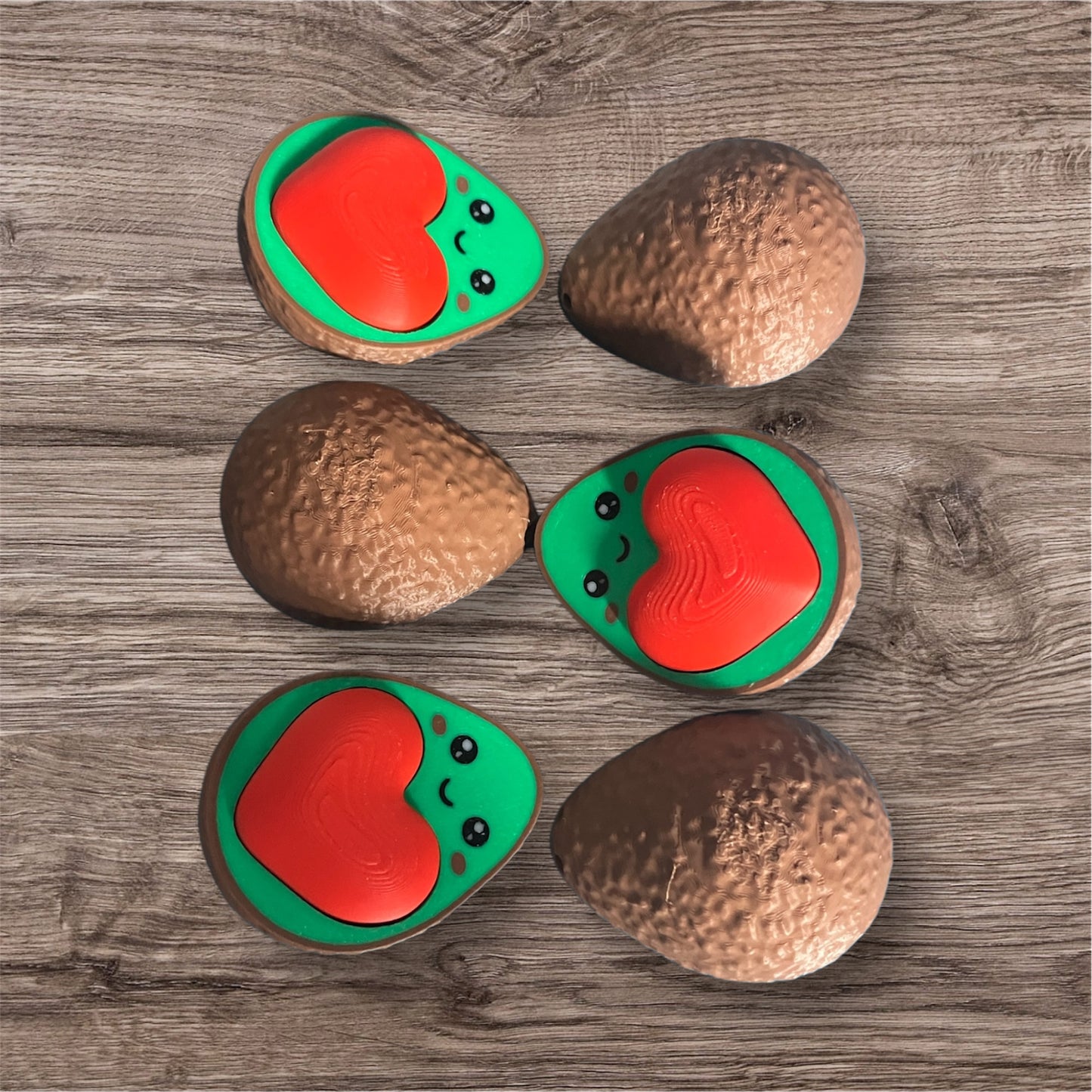 Avocado  keyring